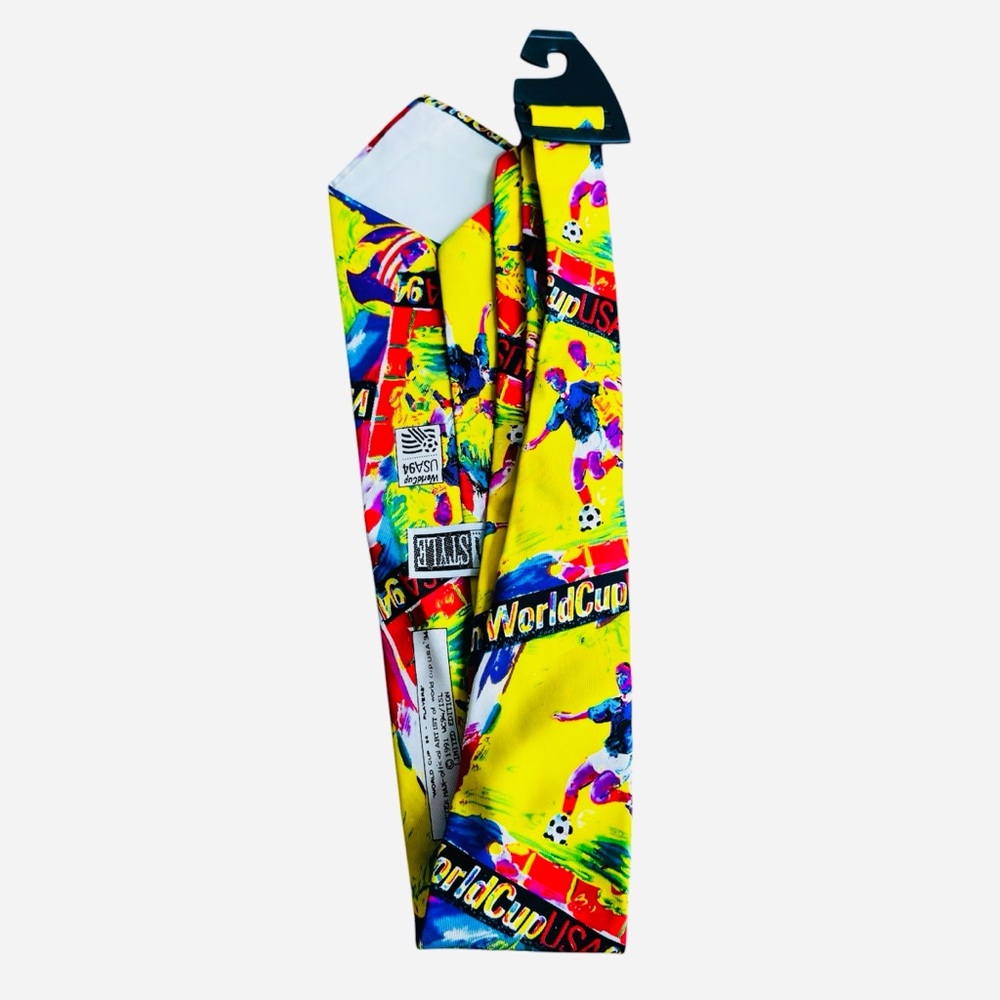 Vintage Limited Edition Peter Max World Cup 94’ Neck Tie RMSTYLE EUC